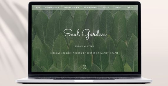 Website voor Soul Garden